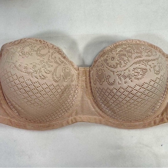 WACOAL 36G Women's Visual Effects Strapless Minimizer Bra 854310 in Sand - Picture 6 of 12